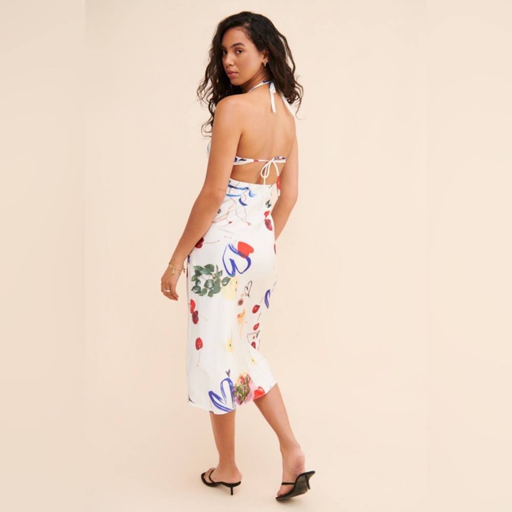 Uo Everleigh Halter Midi Dress